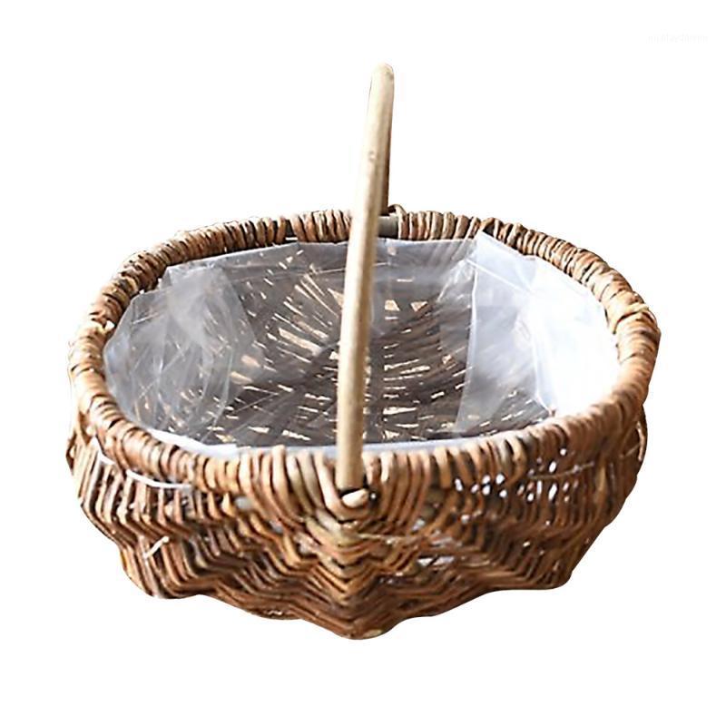 Storage Baskets Food Flower Basket Handmade Weaving Rattan Flowerpot Retro Decoration Garden Balcony 1 Pcs With Handle Classic Planting
Storage Baskets Food Flower Basket Handmade Weaving Rattan Flowerpot Retro Decoration Garden Balcony 1 Pcs With Handle Classic Planting