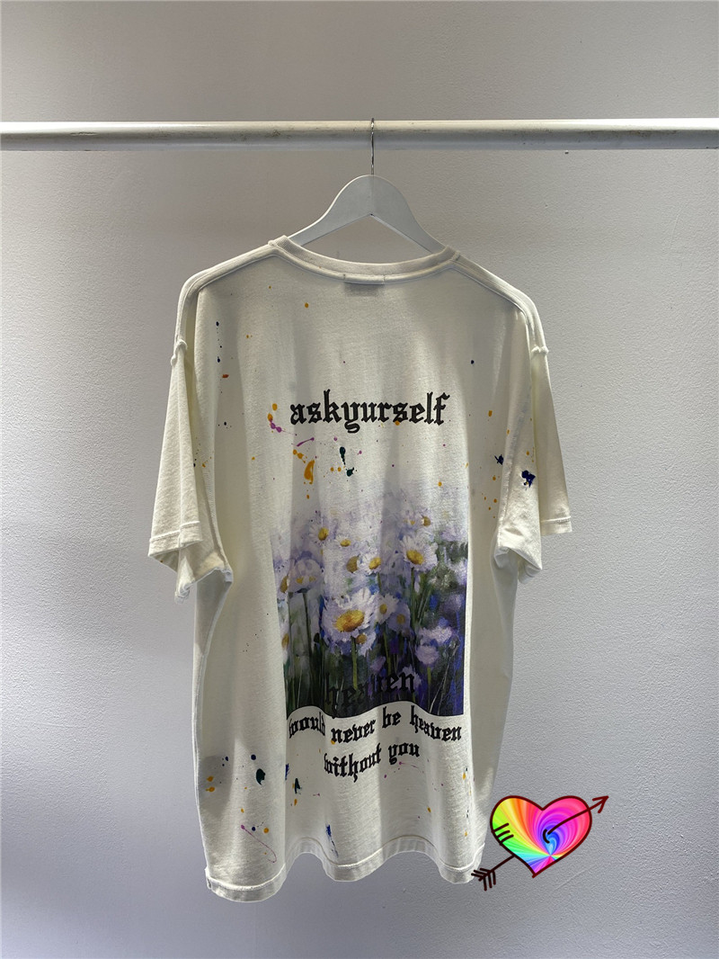 2021 Beige T-shirt Men Women 1 High Quality Graffiti Painting Tee Oversize Tops, White;black
2021 Beige T-shirt Men Women 1 High Quality Graffiti Painting Tee Oversize Tops, White;black