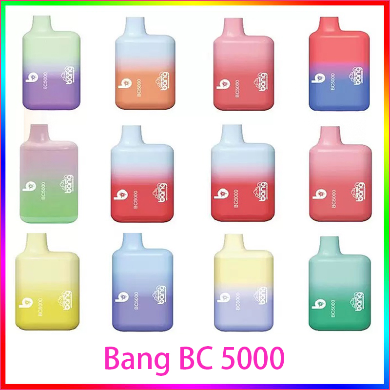 Bang BC 5000Puffs Disposable E cigarette Device Pod Kit 650mAh Rechargeable Battery Prefilled 11ml 5% Coil Cartridge Vape Pen Stick
Bang BC 5000Puffs Disposable E cigarette Device Pod Kit 650mAh Rechargeable Battery Prefilled 11ml 5% Coil Cartridge Vape Pen Stick