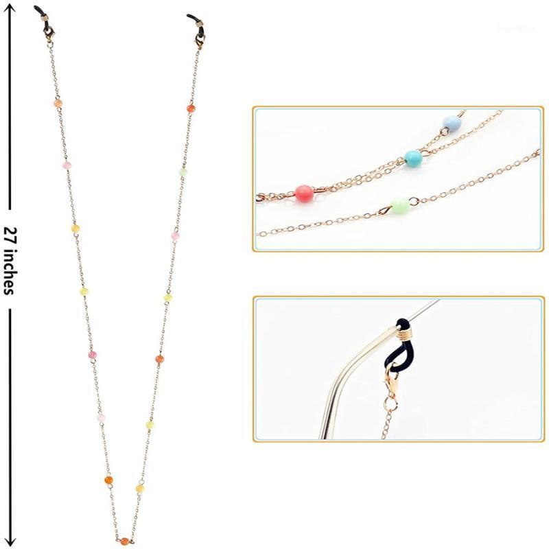 Chains 2021 Fashion Women 6 PCS Sunglasses Chain Necklace Anti-loss Beaded Mask Rope Glasses Available Wholesale
Chains 2021 Fashion Women 6 PCS Sunglasses Chain Necklace Anti-loss Beaded Mask Rope Glasses Available Wholesale