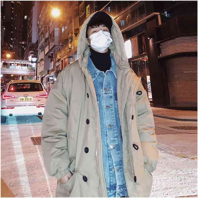 Men's Down & Parkas Winter Exquisite Korean Style Thick Long Cotton Coat Hooded Fashion Wild Loose Jacket Black / Khaki Green -XL l8pJ# CZYY, 1# shoe box
Men's Down & Parkas Winter Exquisite Korean Style Thick Long Cotton Coat Hooded Fashion Wild Loose Jacket Black / Khaki Green -XL l8pJ# CZYY, 1# shoe box
