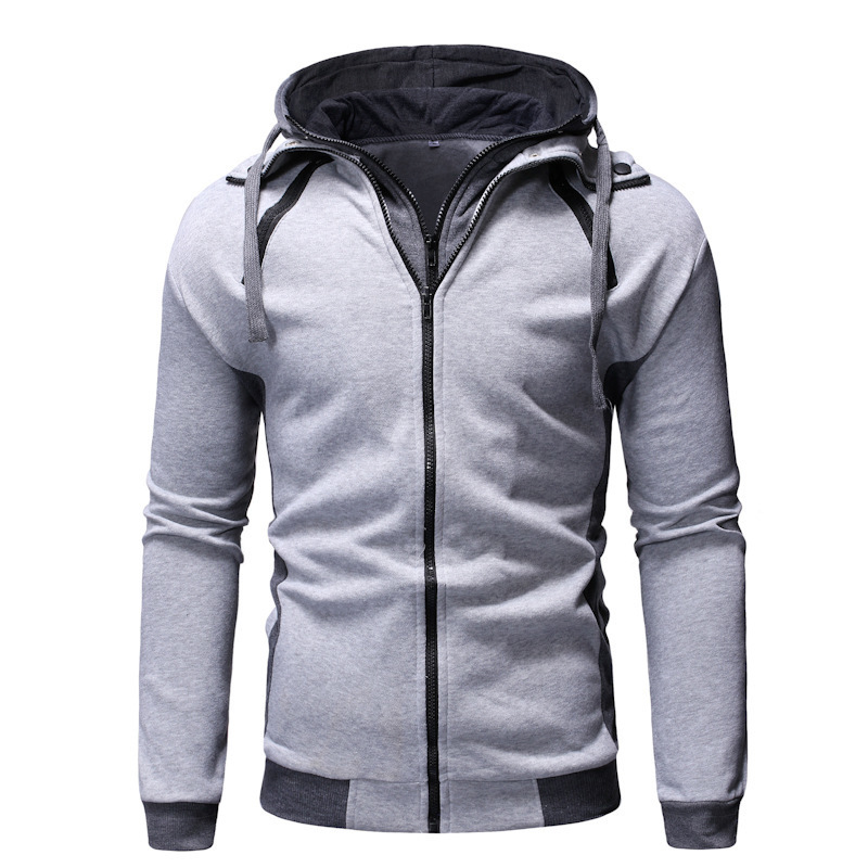 Autumn Winter Men Hoodies Jacket Zipper Hoodies Warm Fleece Sweatshirt Male Hood Casual Coat and Jackets Men Detachable Hood 201128