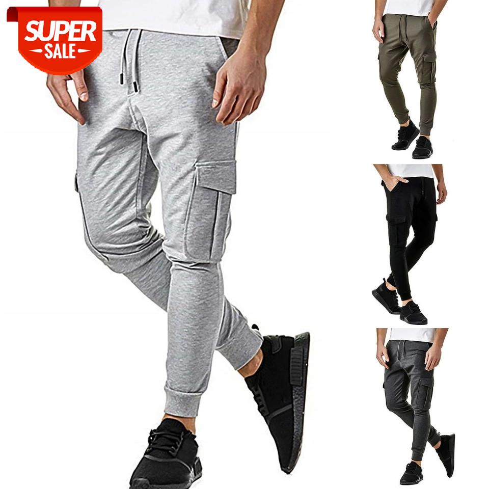 Sports pants men's Autumn Winter Casual Tight Solid Multi-pocket Running Sports Sweatpants New Mens Hip Hop Harem Pencil Pants #TQ0Y, Black
Sports pants men's Autumn Winter Casual Tight Solid Multi-pocket Running Sports Sweatpants New Mens Hip Hop Harem Pencil Pants #TQ0Y, Black
