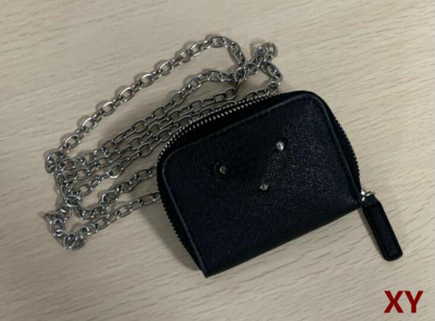 Fashion Women silver chain nylon wallet Standard Soft cowhide Women billfold Zero purse Small Card bag clutch PR2136, Black
Fashion Women silver chain nylon wallet Standard Soft cowhide Women billfold Zero purse Small Card bag clutch PR2136, Black