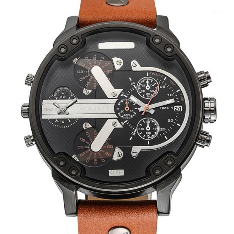 Men Watch Dual Movement CAGARNY Waterproof Sport Military Quartz Wrist 0840 Wristwatches, Brown
Men Watch Dual Movement CAGARNY Waterproof Sport Military Quartz Wrist 0840 Wristwatches, Brown