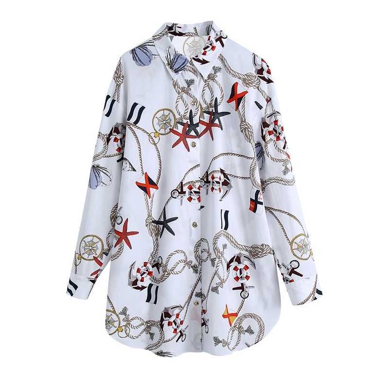 Casual Spring Loose Floral Print Long Shirts Women Elegant Office Lady Turn Down Collar Female Blouse Tops 210525, White
Casual Spring Loose Floral Print Long Shirts Women Elegant Office Lady Turn Down Collar Female Blouse Tops 210525, White