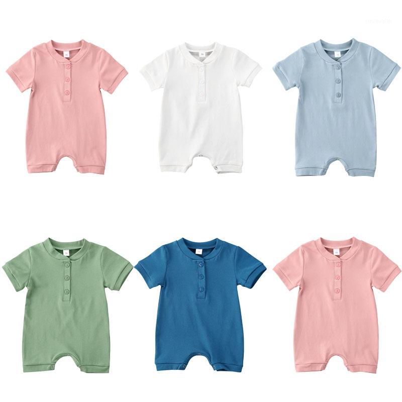 2020 Boy Girls Summer Rompers Toddler Newborn Baby Boys Girls Short Sleeve Button Rompers Jumpsuits Playsuits One-Pieces Outfits1
2020 Boy Girls Summer Rompers Toddler Newborn Baby Boys Girls Short Sleeve Button Rompers Jumpsuits Playsuits One-Pieces Outfits1