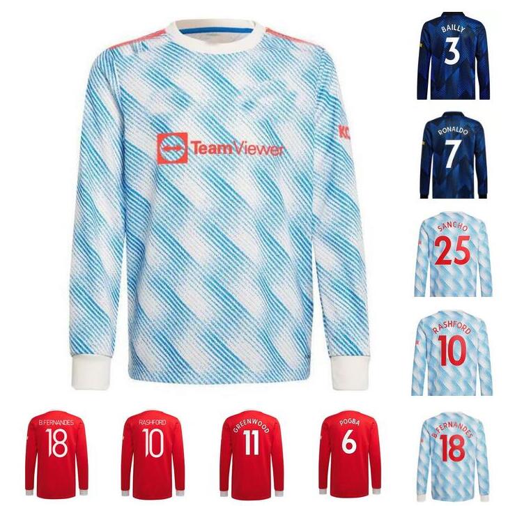 Long Sleeve SHAW R.VARAN RONALDO SANCHO Soccer Jerseys 2021/2022 GREENWOOD B.FERNANDES 21/22 RASHFORD POGBA football Shirt Uniform+patch, Black;yellow
Long Sleeve SHAW R.VARAN RONALDO SANCHO Soccer Jerseys 2021/2022 GREENWOOD B.FERNANDES 21/22 RASHFORD POGBA football Shirt Uniform+patch, Black;yellow