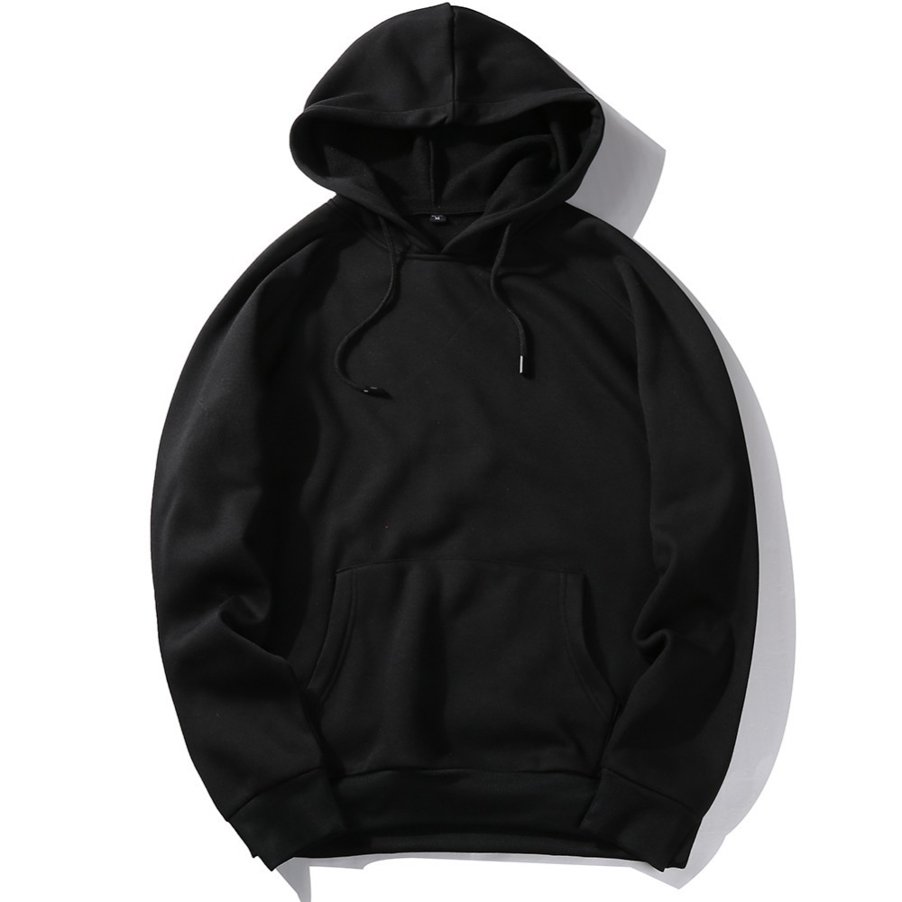 USA SIZE Fashion Color Hoodies Men's Thick Clothes Winter Sweatshirts Men Hip Hop Streetwear Solid Fleece Hoody Man Clothing 201113