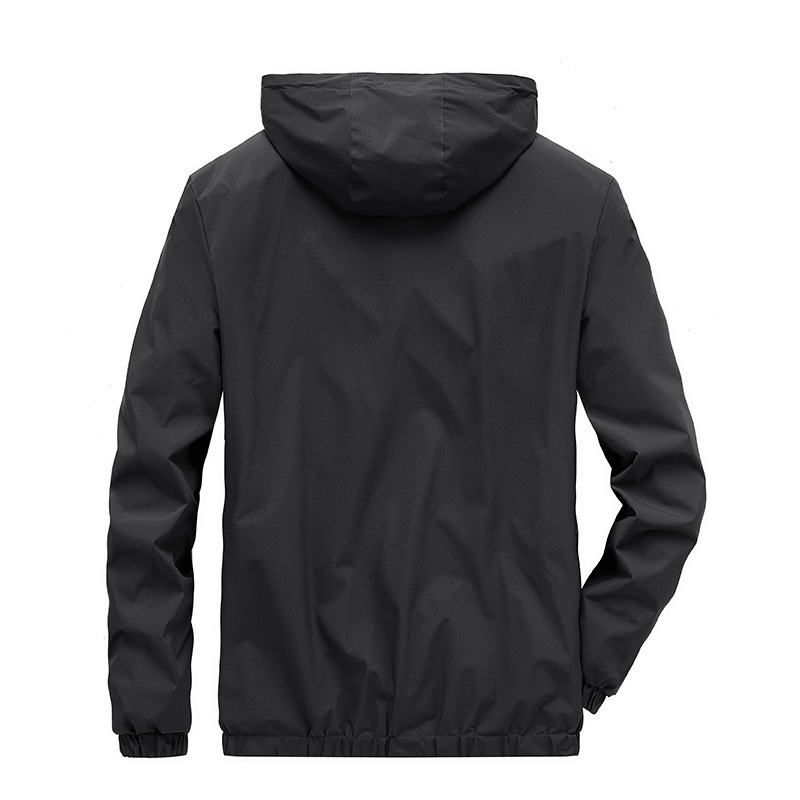New Hooded Jacket Men Jackets Spring Autumn Thin Casual Coats Slim Fit Men's Jacket Streetwear Solid Windbreaker Outerwear T200603