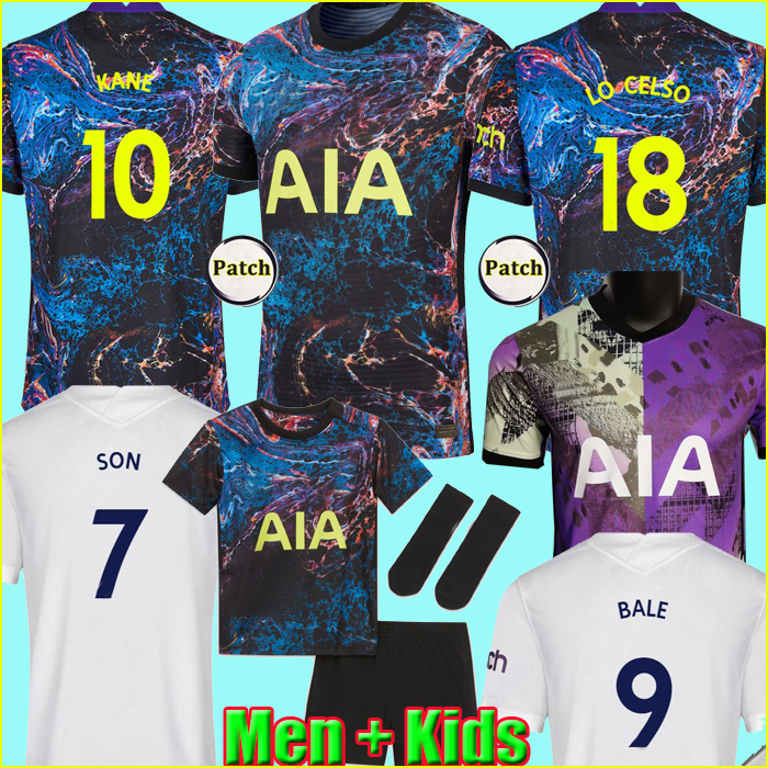 2021 TOTTENHAM Soccer Jersey BALE BERGWIJN MORGAN KANE SON LUCAS spurs DELE NDOMBELE LO CELSO DOHERTY LAMELA football shirt Men Kids kits Set Uniforms, 3rd
2021 TOTTENHAM Soccer Jersey BALE BERGWIJN MORGAN KANE SON LUCAS spurs DELE NDOMBELE LO CELSO DOHERTY LAMELA football shirt Men Kids kits Set Uniforms, 3rd