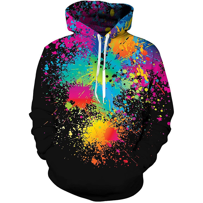 Random dot 3D printing hoodie visual impact party top punk goth round neck high quality American sweater hoodie, Black
Random dot 3D printing hoodie visual impact party top punk goth round neck high quality American sweater hoodie, Black