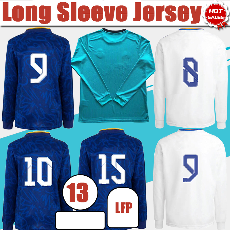 Long Sleeve Football Jerseys Home White 21/22 Fan Version Away Soccer Jersey Camiseta 3rd Men Adult Shirt 2021/2022, Home no patch
Long Sleeve Football Jerseys Home White 21/22 Fan Version Away Soccer Jersey Camiseta 3rd Men Adult Shirt 2021/2022, Home no patch
