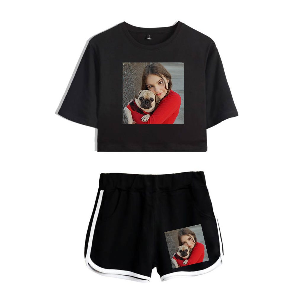 Summer Women's Sets Piper Rockelle Merch Short Sleeve Crop Top + Shorts Sweat Suits Women Tracksuit Two Piece Outfits Streetwear, 001
Summer Women's Sets Piper Rockelle Merch Short Sleeve Crop Top + Shorts Sweat Suits Women Tracksuit Two Piece Outfits Streetwear, 001