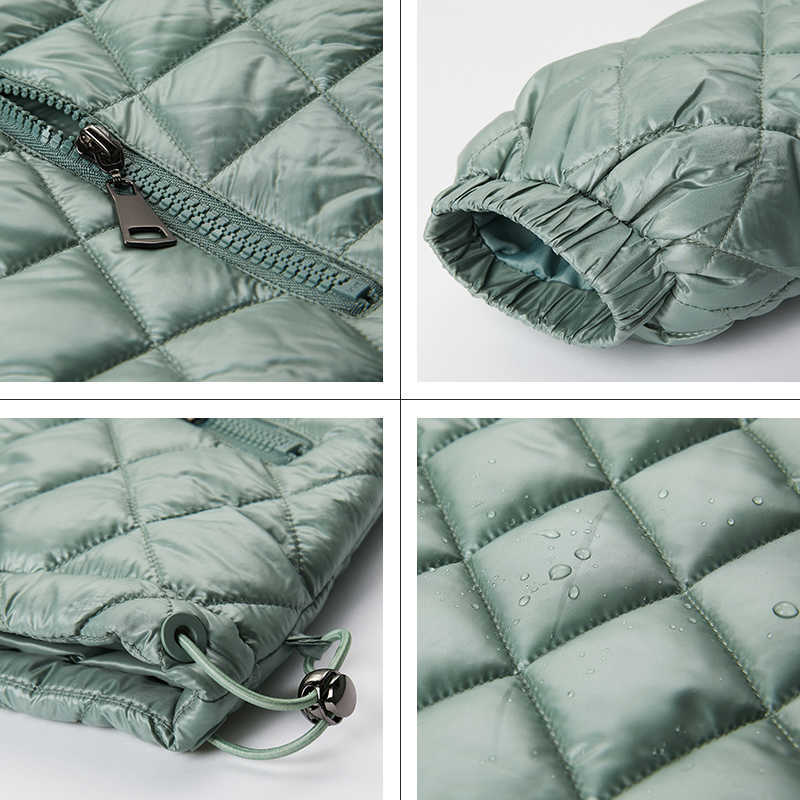 GASMAN Women's spring jacket fashion casual Short parka Thin Cotton hooded Coat women ladies jackets Warm outwear 21159 210819