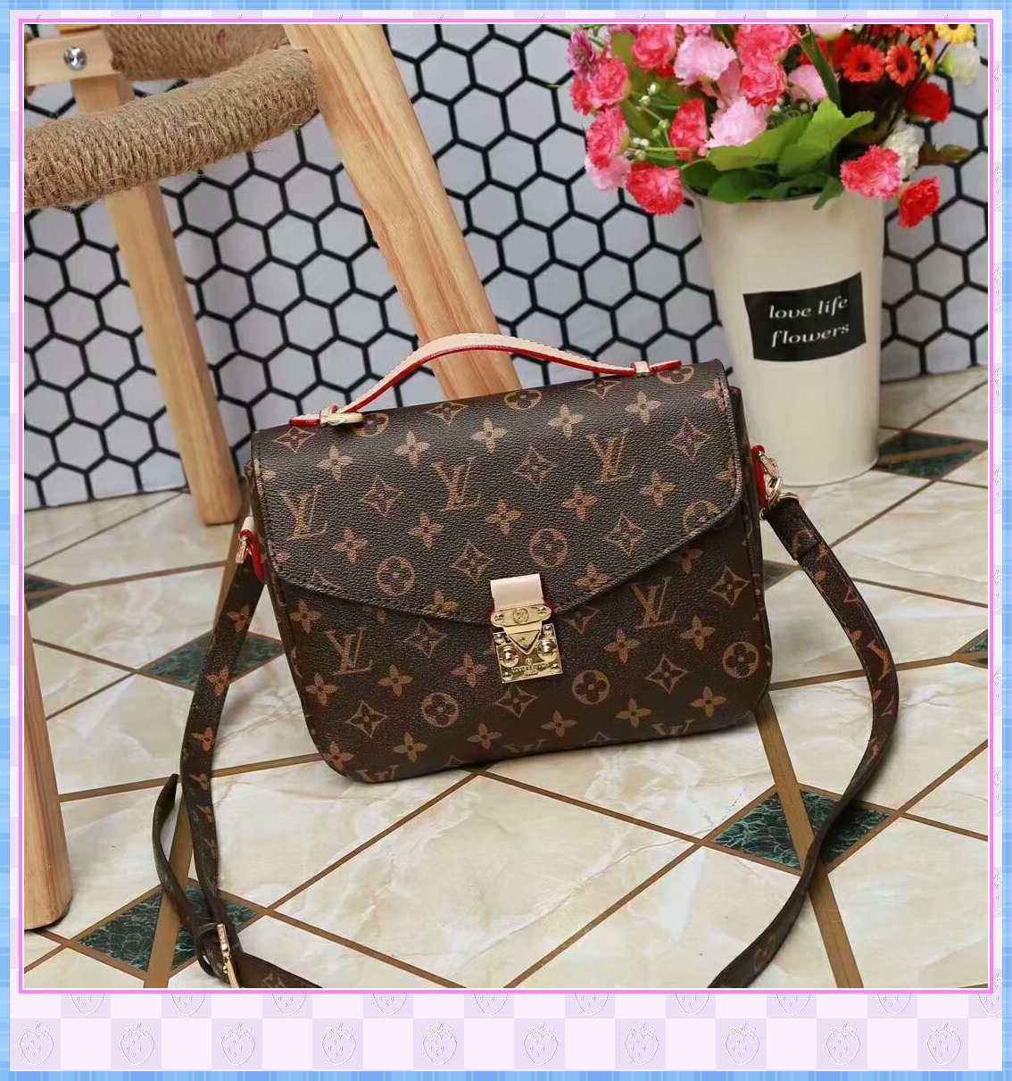 Luxurys bags Messenger Bag Women Totes Fashion Bags Vintage printing Shoulder Bags classic crossbody bag Louis Vitton 89, Black;brown
Luxurys bags Messenger Bag Women Totes Fashion Bags Vintage printing Shoulder Bags classic crossbody bag Louis Vitton 89, Black;brown