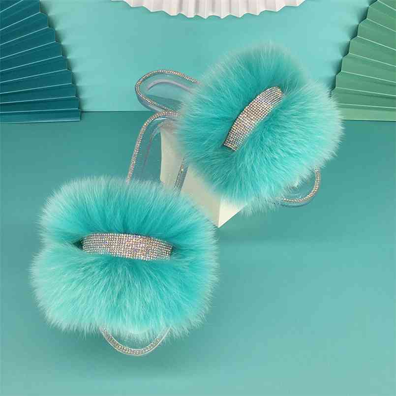 Jelly Slippers Transparent Crystal Flat Furry Slides For Women Fluffy Sandals Fur Flip Flop Ladies Summer 210628, Bf15 slippers
Jelly Slippers Transparent Crystal Flat Furry Slides For Women Fluffy Sandals Fur Flip Flop Ladies Summer 210628, Bf15 slippers