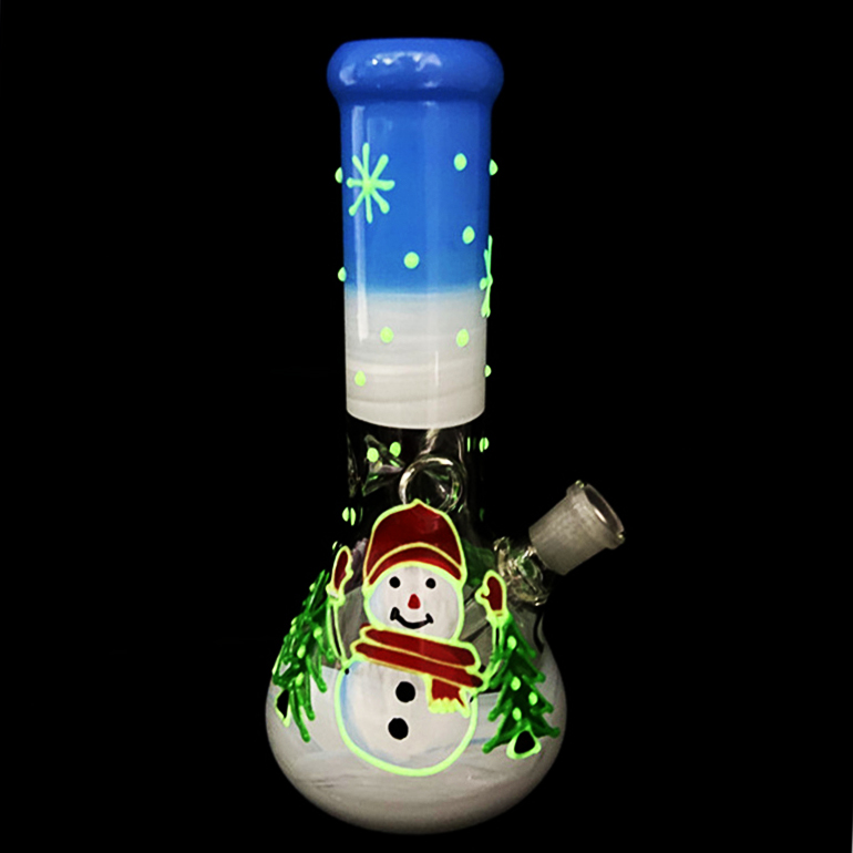 Glow in the dark Christmas Snowman Glass Bong Smoking Water Pipe Hookah 8 inch Shisha Pipes Dab Rig Beaker Bubbler W/ ICE Catcher Thick Bongs Hookahs
Glow in the dark Christmas Snowman Glass Bong Smoking Water Pipe Hookah 8 inch Shisha Pipes Dab Rig Beaker Bubbler W/ ICE Catcher Thick Bongs Hookahs