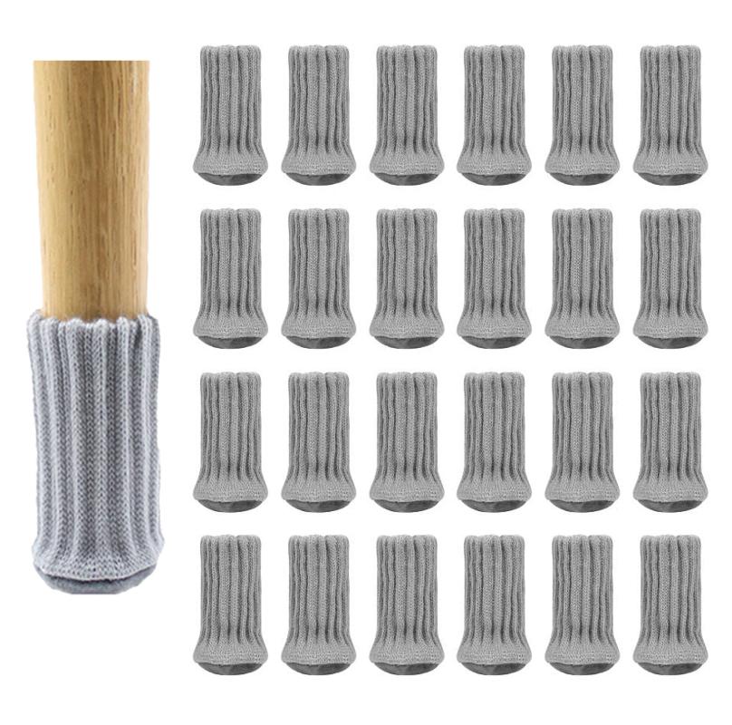 Chair Covers 24pcs Leg Knitting Table Foot Socks Non-slip Floor Protectors Pad Anti-noise For Furniture Decor#g4
Chair Covers 24pcs Leg Knitting Table Foot Socks Non-slip Floor Protectors Pad Anti-noise For Furniture Decor#g4