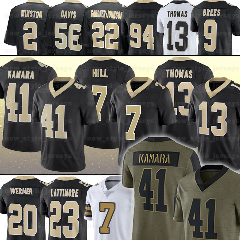 New 41 Alvin Kamara Jameis Winston Football Jerseys 7 Taysom Hill 28 Peterson 9 Drew Brees Marshon Lattimore Cesar Ruiz 27 JENKINS, Men(sheng tu)2020
New 41 Alvin Kamara Jameis Winston Football Jerseys 7 Taysom Hill 28 Peterson 9 Drew Brees Marshon Lattimore Cesar Ruiz 27 JENKINS, Men(sheng tu)2020
