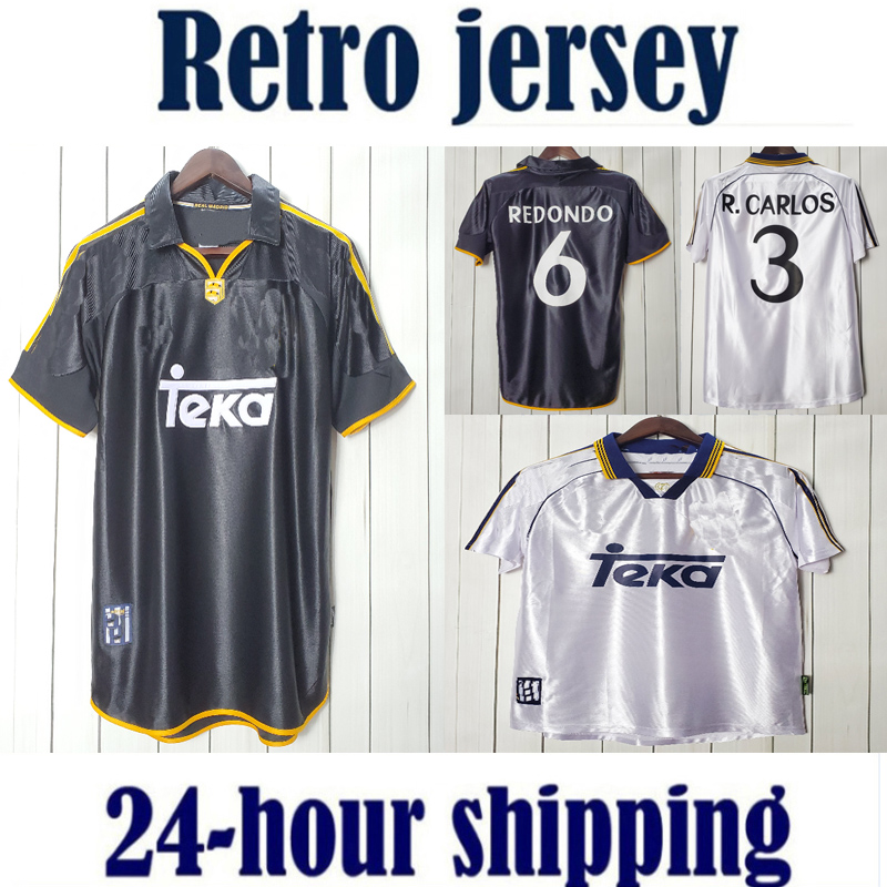 #7 RAUL R.CARLOS HIERRO REDONDO MORIENTES 1998 1999 2000 Real Madrid retro soccer jersey 98 99 00 vintage football shirt classic camiseta
#7 RAUL R.CARLOS HIERRO REDONDO MORIENTES 1998 1999 2000 Real Madrid retro soccer jersey 98 99 00 vintage football shirt classic camiseta