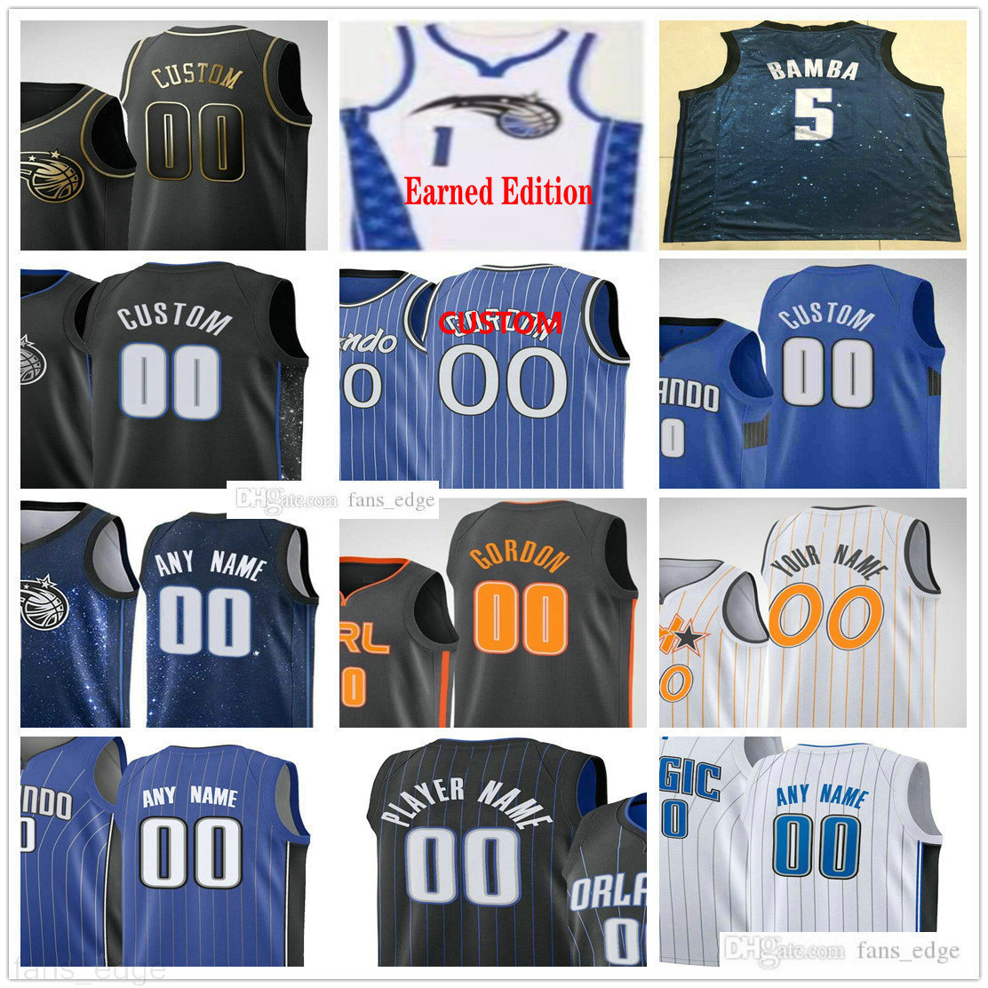 2020-21 Earned Edition Custom Printed 50 Cole Anthony Nikola 9 Vucevic Aaron 00 Gordon Evan 10 Fournier Men Woman Youth Basketball Jerseys, Black;red
2020-21 Earned Edition Custom Printed 50 Cole Anthony Nikola 9 Vucevic Aaron 00 Gordon Evan 10 Fournier Men Woman Youth Basketball Jerseys, Black;red