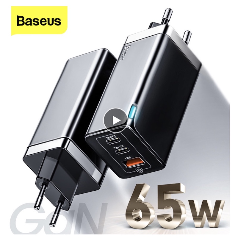Baseus GaN2 Pro 65W USB C Charger Quick Charge 4.0 3.0 QC4.0 QC PD3.0 PD USB-C Type C Fast USB Charger For iPhone 12 Pro Max Samsung Macbook
Baseus GaN2 Pro 65W USB C Charger Quick Charge 4.0 3.0 QC4.0 QC PD3.0 PD USB-C Type C Fast USB Charger For iPhone 12 Pro Max Samsung Macbook