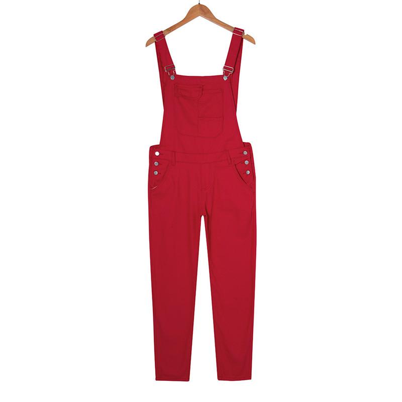 Cool Designer Brand Jeans Man Pants For Men Pocket Denim Overall Jumpsuit Streetwear Sexy Suspender Pant E21