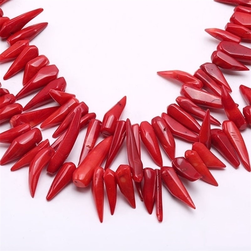 JYX Whole 9-35mm Chili-shaped Red colored sea bamboo Coral Sticks Loose String DIY Handmade Gemstone 16.5"
JYX Whole 9-35mm Chili-shaped Red colored sea bamboo Coral Sticks Loose String DIY Handmade Gemstone 16.5"