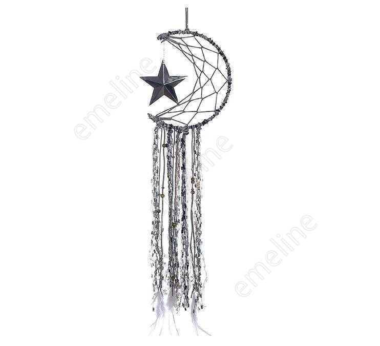 Dreamcatcher Bells Hang Moon Catcher Dreamcatcher Fashion Feather Dream Catcher Pendant Wall Hanging Room Decoration Handicraft DHE58
Dreamcatcher Bells Hang Moon Catcher Dreamcatcher Fashion Feather Dream Catcher Pendant Wall Hanging Room Decoration Handicraft DHE58