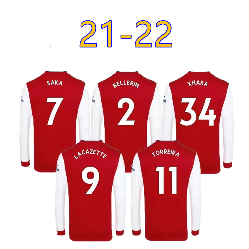 21/22 Gunner Long Sleeve Home Red Soccer Jersey 2021 Arsen PEPE NICOLAS CEBALLOS HENRY GUENDOUZI SOKRATIS Shirts SAKA TIERNEY Football Uniforms, Black;yellow
21/22 Gunner Long Sleeve Home Red Soccer Jersey 2021 Arsen PEPE NICOLAS CEBALLOS HENRY GUENDOUZI SOKRATIS Shirts SAKA TIERNEY Football Uniforms, Black;yellow