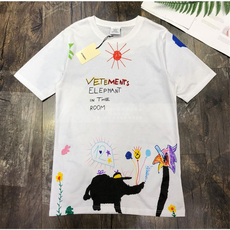2021 New t Camisa Masculina Mulher 1:1 Alta Qualidade Graffiti Elefante Colorido Dos Desenhos Animados T-shirts Vetements Xlsg
2021 New t Camisa Masculina Mulher 1:1 Alta Qualidade Graffiti Elefante Colorido Dos Desenhos Animados T-shirts Vetements Xlsg