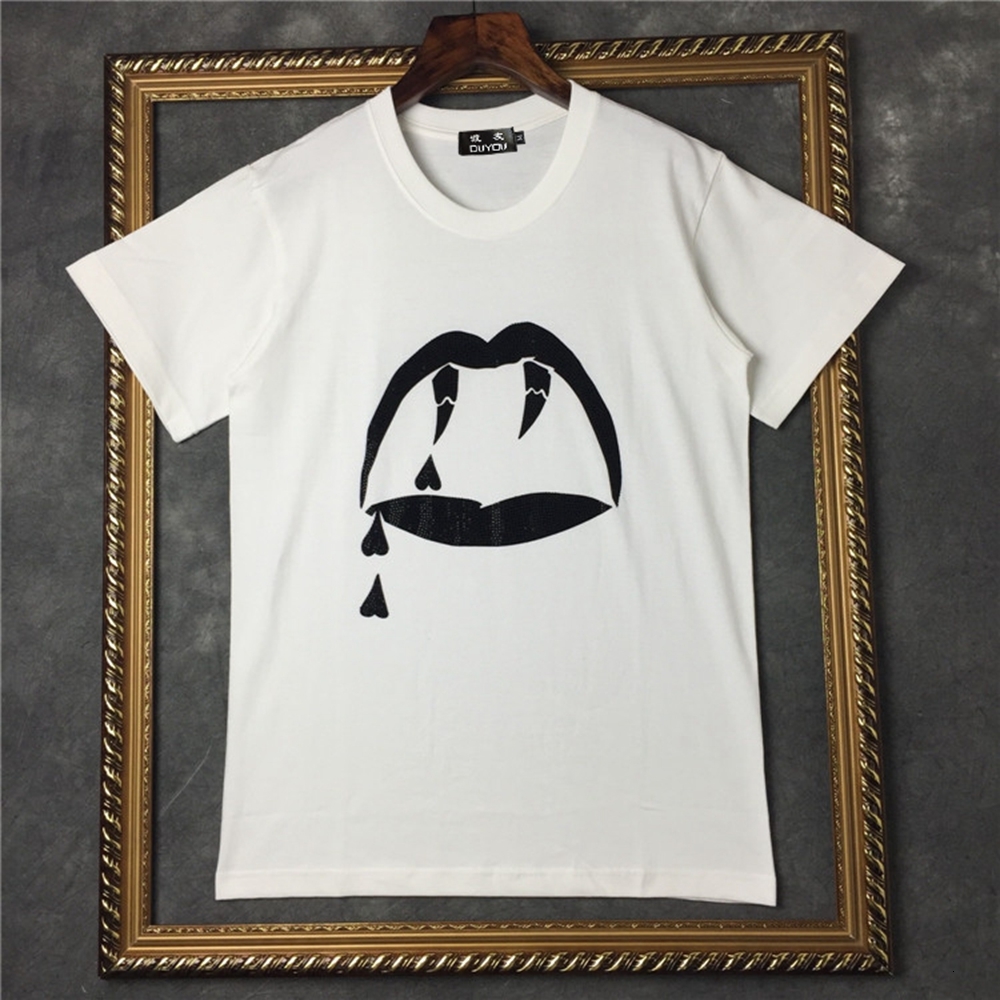 2021 New Barrett Men's Short-sleeved T-shirt Drooling Mouth Pattern Print Women t Shirts|streetwear 2191001560 Tnq7, White
2021 New Barrett Men's Short-sleeved T-shirt Drooling Mouth Pattern Print Women t Shirts|streetwear 2191001560 Tnq7, White