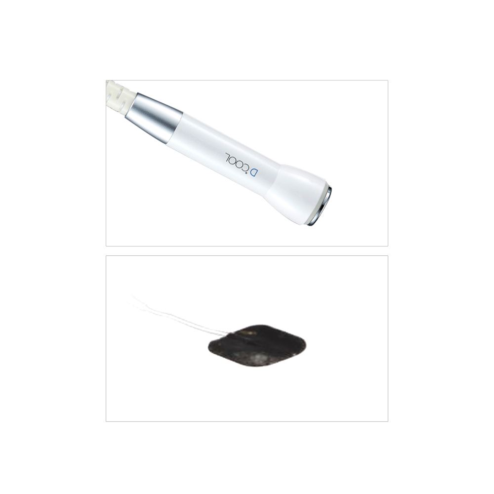 Cryo facial machine 3 in 1 hot and cold for skin tightening with ems pads