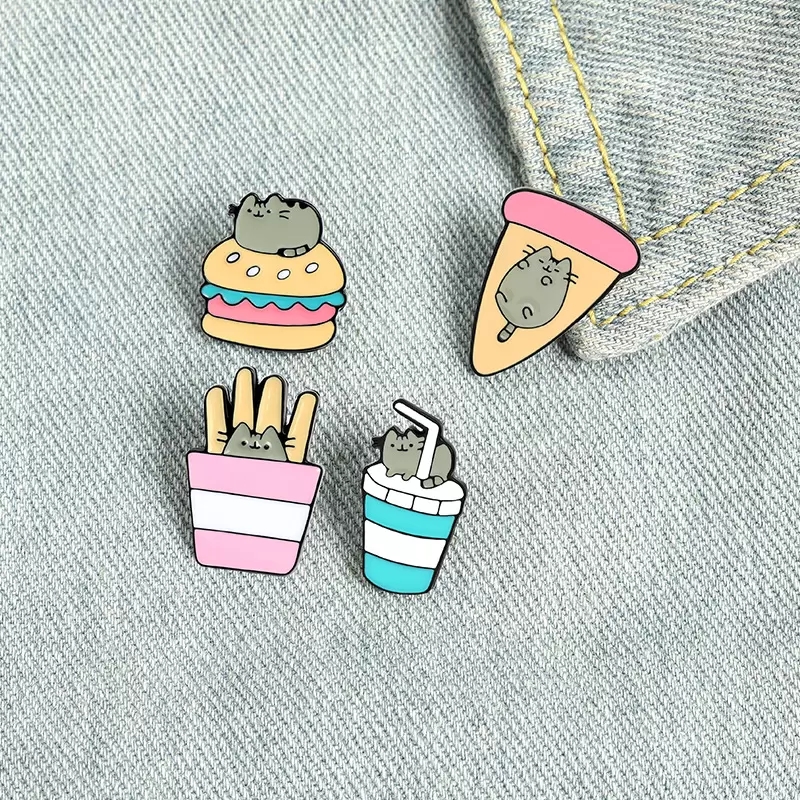 Chips Hamburger Enamel Brooches Pin for Women Fashion Dress Coat Shirt Demin Metal Brooch Pins Badges Promotion Gift 2021 New Design, Mixed colors
Chips Hamburger Enamel Brooches Pin for Women Fashion Dress Coat Shirt Demin Metal Brooch Pins Badges Promotion Gift 2021 New Design, Mixed colors