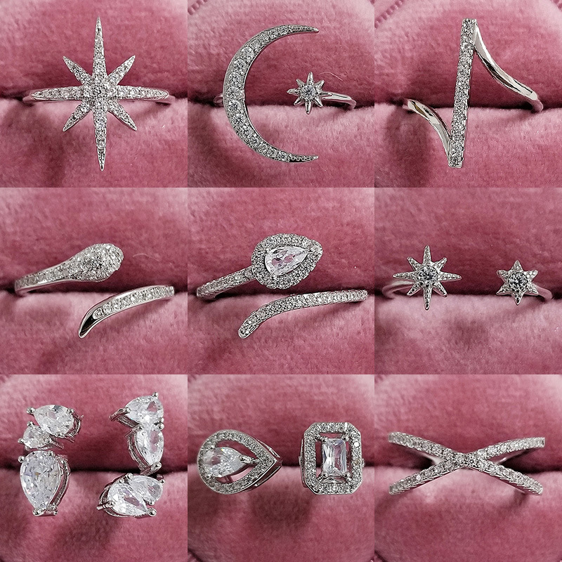 2021 Nova Chegada Estrela x 925 Prata Esterlina Na Moda Anel Dedo Para Mulher Menina Promessa Dia Dos Namorados Presente R5502
2021 Nova Chegada Estrela x 925 Prata Esterlina Na Moda Anel Dedo Para Mulher Menina Promessa Dia Dos Namorados Presente R5502
