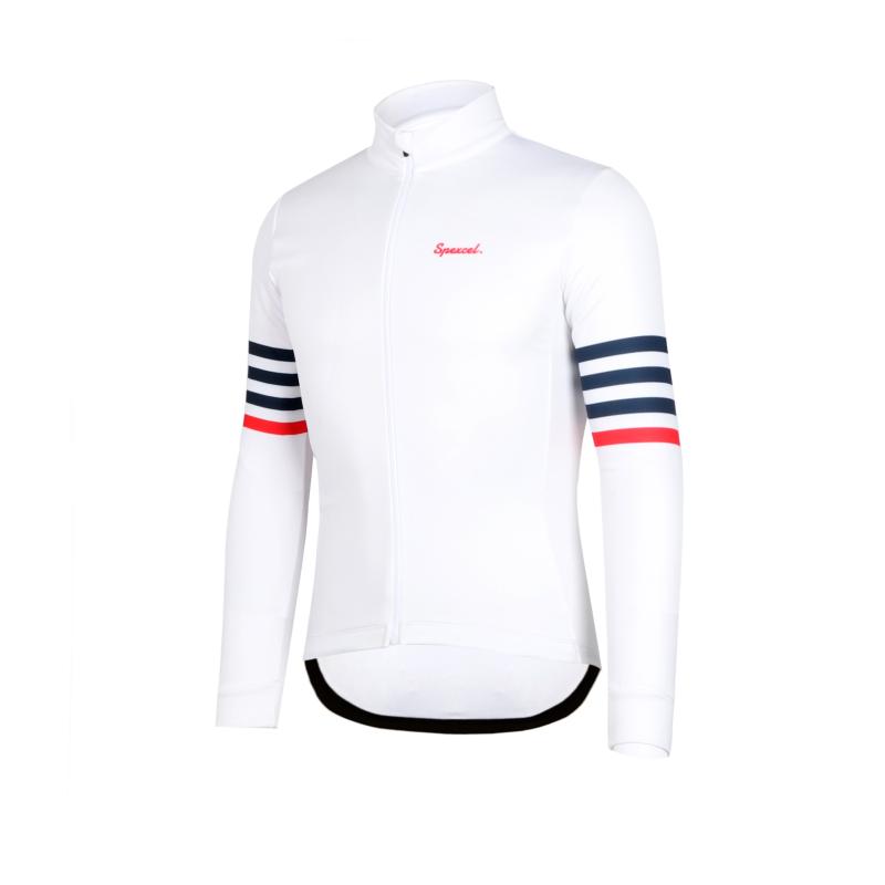 Racing Jackets SPEXCEL 2022 Stripe Winter Thermal Fleece Cycling Jersey Road Bicycle Clothes Spain Ropa Ciclismo Bike Shirt, White 
Racing Jackets SPEXCEL 2022 Stripe Winter Thermal Fleece Cycling Jersey Road Bicycle Clothes Spain Ropa Ciclismo Bike Shirt, White