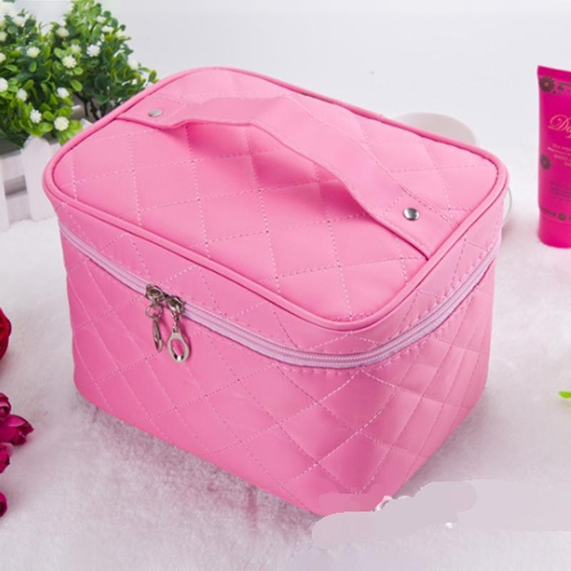 Cosmetic Box New Quilted Professional Cosmetic Bag Women's Large Capacity Storage Handbag Travel Toiletry Makeup Bag Sac, Black
Cosmetic Box New Quilted Professional Cosmetic Bag Women's Large Capacity Storage Handbag Travel Toiletry Makeup Bag Sac, Black