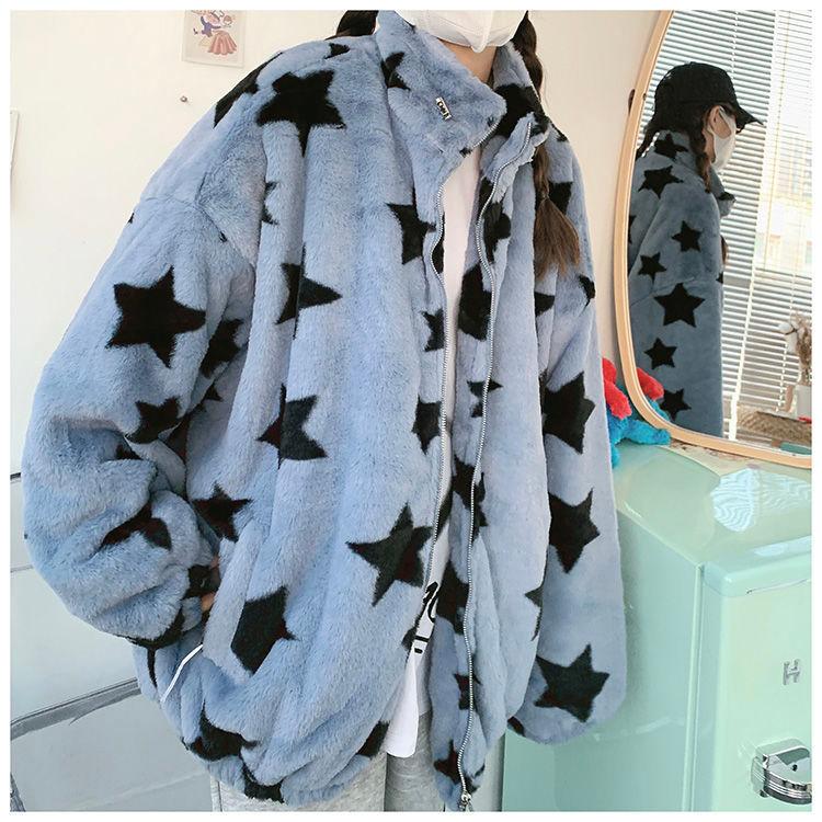 Women's Jackets Winter Lamb Wool Coat Autumn And Thick Woolen Warm Loose Women Jacket, Clear
Women's Jackets Winter Lamb Wool Coat Autumn And Thick Woolen Warm Loose Women Jacket, Clear