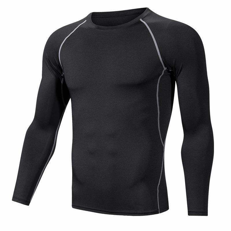 Running Jerseys Men Compression T Shirt Fitness Tight Long Sleeve Sport Tshirt Workout Jogging Shirts Training Tees Tops Gym Sportswear, Black gray
Running Jerseys Men Compression T Shirt Fitness Tight Long Sleeve Sport Tshirt Workout Jogging Shirts Training Tees Tops Gym Sportswear, Black gray