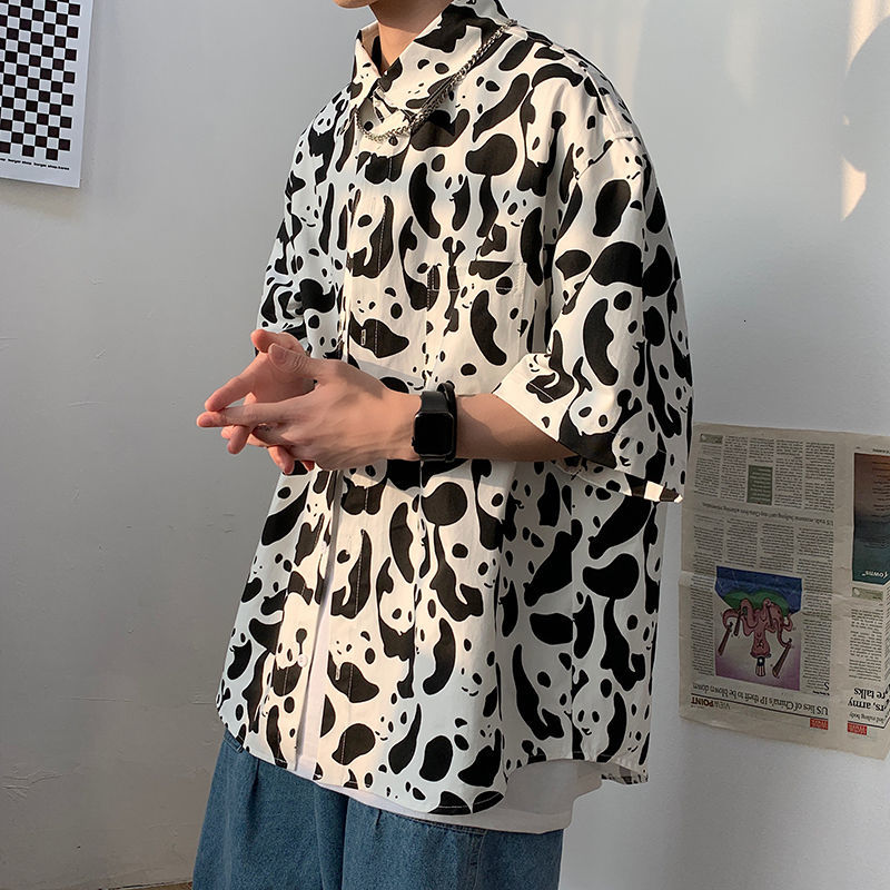2021 New Men's Casual Cartoon Printed Clothes Short Sleeve Hawaiian Shirt Camisa Masculina French Cuff Mens Fashion Shirts S-3xl Prj1, Black
2021 New Men's Casual Cartoon Printed Clothes Short Sleeve Hawaiian Shirt Camisa Masculina French Cuff Mens Fashion Shirts S-3xl Prj1, Black