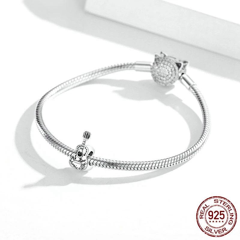 Other Guitar Charm Beads 925 Sterling Silver Birthday Gift For Rock Music Lover Fit Original DIY Bracelets Jewelry
Other Guitar Charm Beads 925 Sterling Silver Birthday Gift For Rock Music Lover Fit Original DIY Bracelets Jewelry