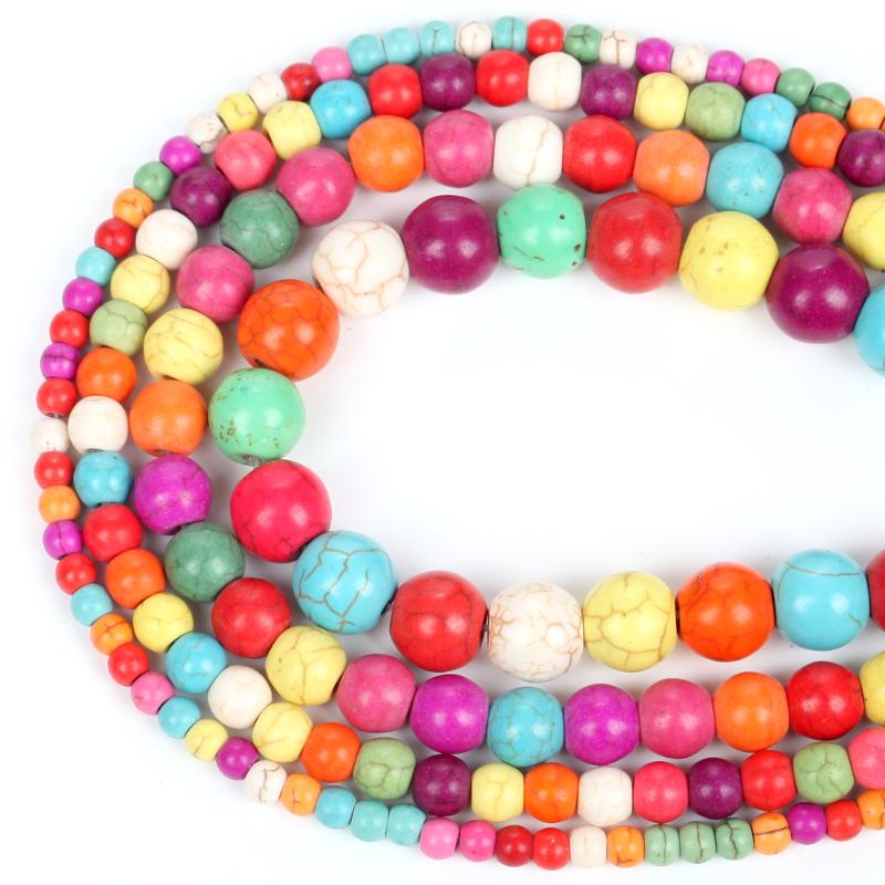 Other Colorful Natural Turquoises Stone Beads Round Loose For Jewelry Making Diy Necklace Bracelet Accessories Handmade
Other Colorful Natural Turquoises Stone Beads Round Loose For Jewelry Making Diy Necklace Bracelet Accessories Handmade