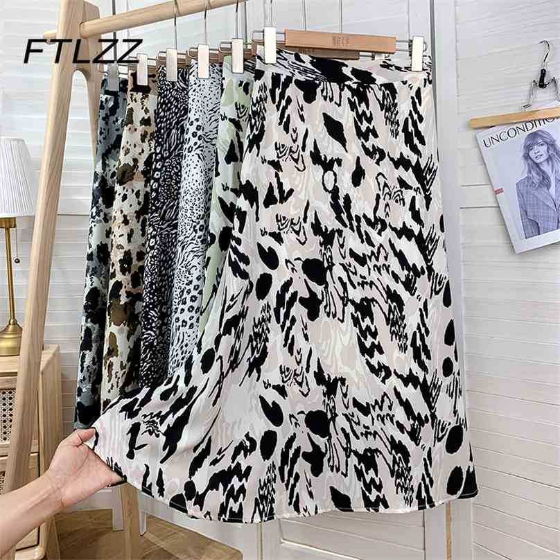 Women Streetwear Chiffon Skirt Summer Vintage A Line Leopard Printed Midi Skirts Ladies High Waist Bottoms 210525
Women Streetwear Chiffon Skirt Summer Vintage A Line Leopard Printed Midi Skirts Ladies High Waist Bottoms 210525