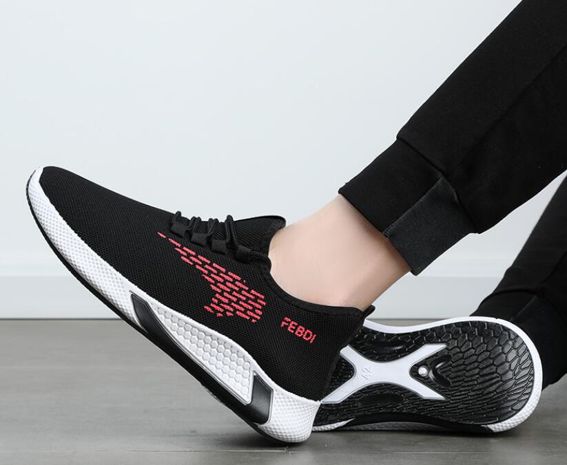 Men Ventilation Mesh Low Top Casual Shoes Black Comfortable Soft Sole Non Slip Cloth Shoe Sneakers, Black/red
Men Ventilation Mesh Low Top Casual Shoes Black Comfortable Soft Sole Non Slip Cloth Shoe Sneakers, Black/red