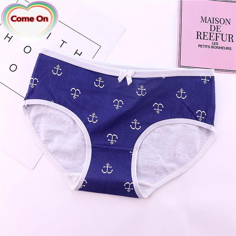 Women's Panties Anchor Sexy Woman Underwear Cotton Midwaist Triangle Bottom Underpants Pantys Lingerie, Black;pink
Women's Panties Anchor Sexy Woman Underwear Cotton Midwaist Triangle Bottom Underpants Pantys Lingerie, Black;pink