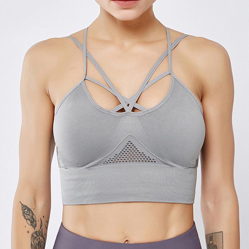 Gym Clothing Outdoor Running Wear Seamless Sports Bra For Women Fitness Workout Pilates Training High Impact Bras Breathable Tops Vest, Black
Gym Clothing Outdoor Running Wear Seamless Sports Bra For Women Fitness Workout Pilates Training High Impact Bras Breathable Tops Vest, Black