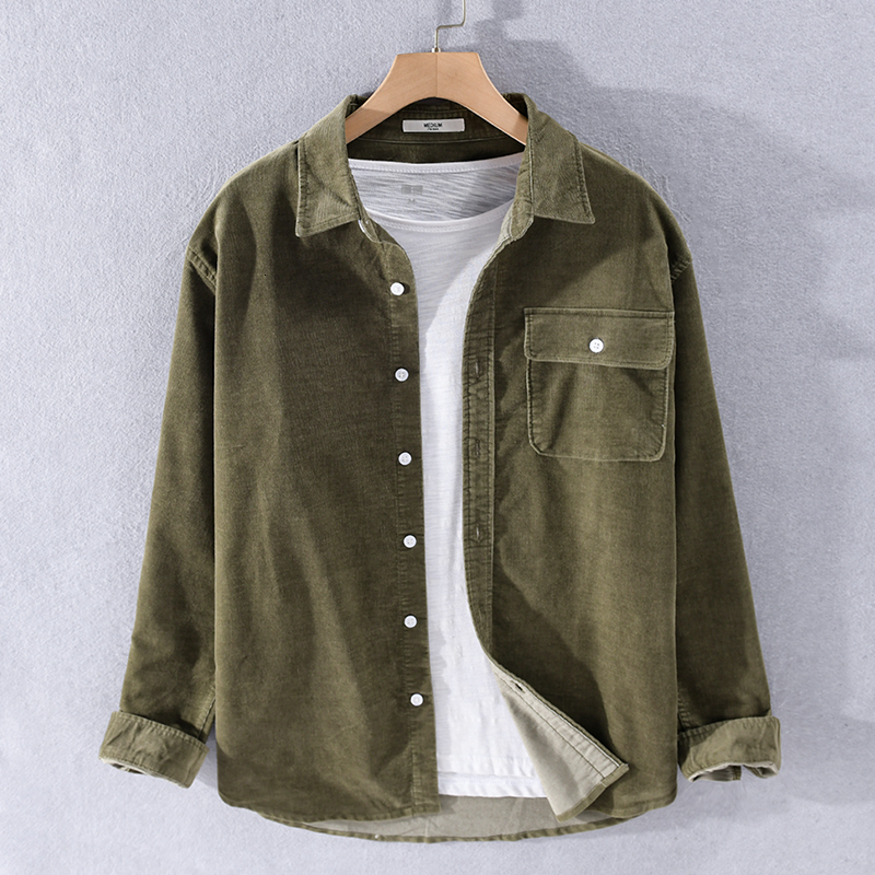 2021 Autumn Cotton Long Sleeve Veet Shirts with Casual Male Fashion Make Comfortable Men's Overhemd Shirt X8sj, Khaki.
2021 Autumn Cotton Long Sleeve Veet Shirts with Casual Male Fashion Make Comfortable Men's Overhemd Shirt X8sj, Khaki.