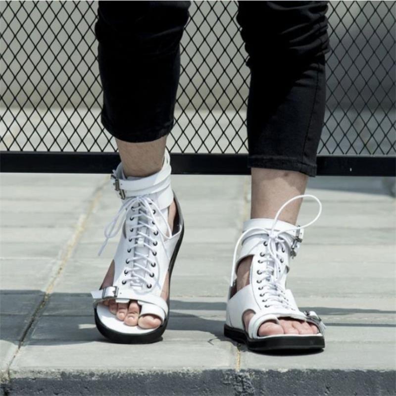 sandals will see high male fashion superior versatile sandals, roman casual lace, even sandals with kha343 men's shoes. 3aq8, Black 
sandals will see high male fashion superior versatile sandals, roman casual lace, even sandals with kha343 men's shoes. 3aq8, Black