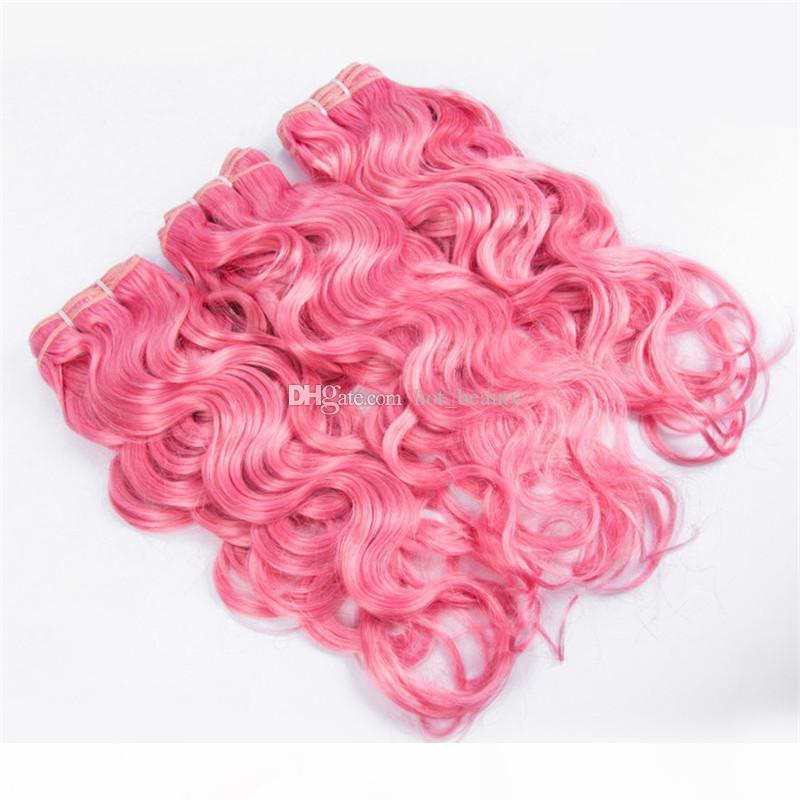 Wet and Wavy Pure Pink Brazilian Virgin Human Hair Weaves Extensions Water Wave Double Wefts Colored Pink Human Hair Bundles Deals 3Pcs Lot, Black
Wet and Wavy Pure Pink Brazilian Virgin Human Hair Weaves Extensions Water Wave Double Wefts Colored Pink Human Hair Bundles Deals 3Pcs Lot, Black
